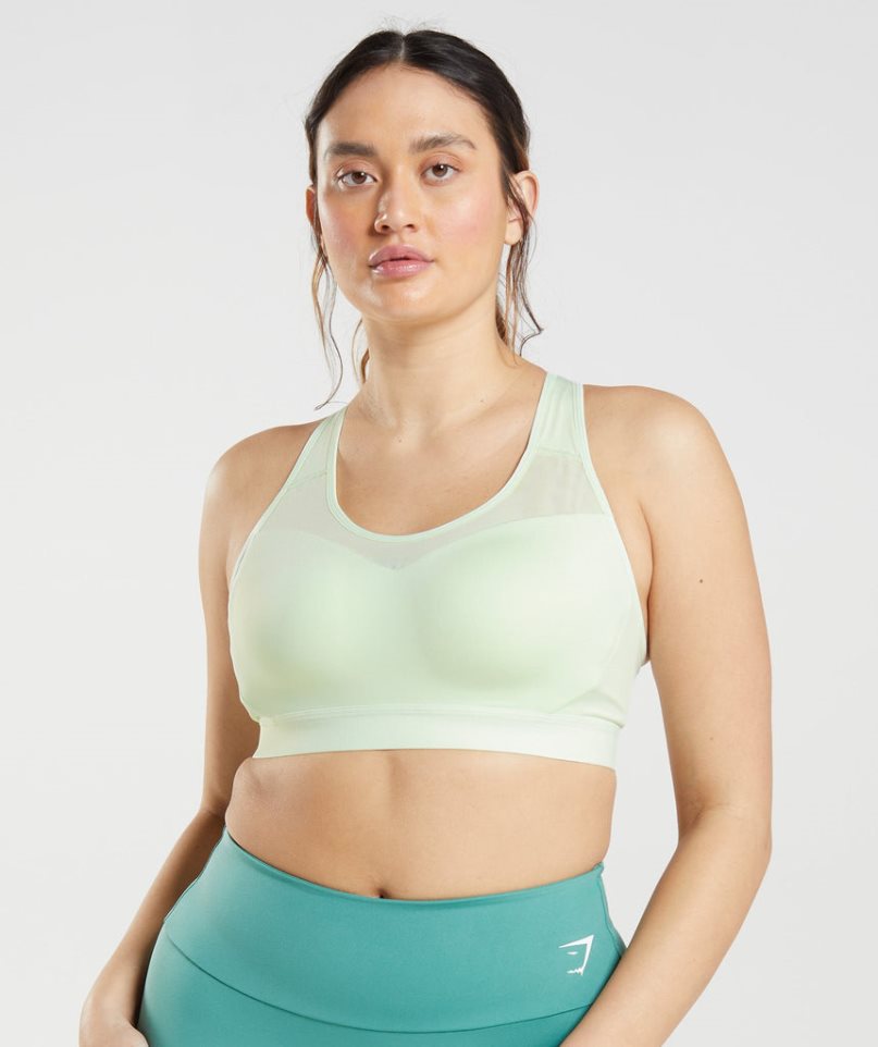 Women\'s Gymshark Open Back Sports Bra Mint | CA 7DA061